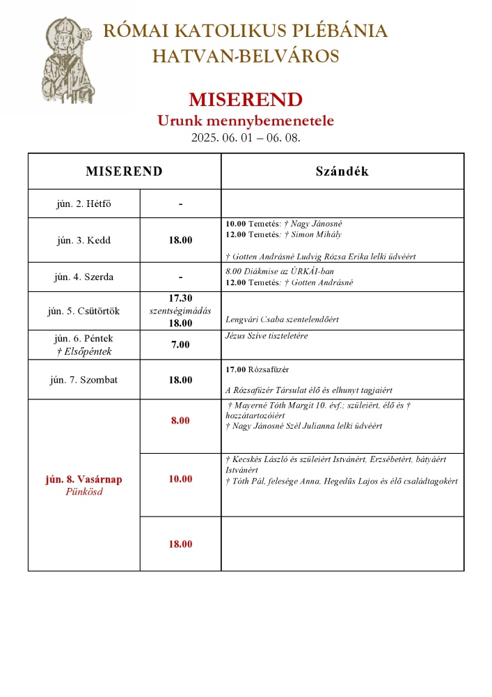 Miserend