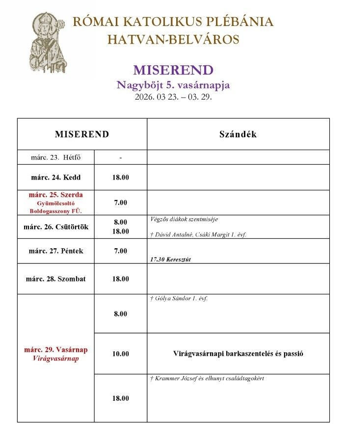 Miserend